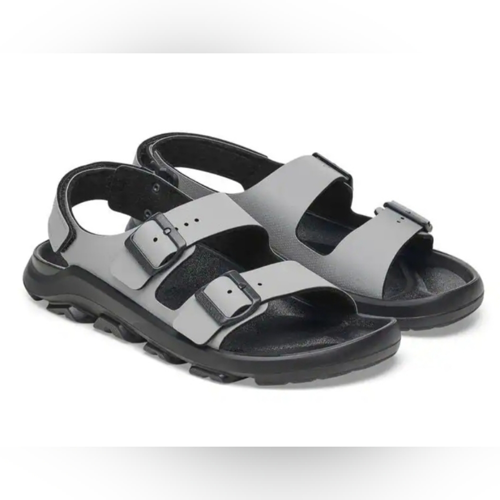 New Birkenstock Mogami Terra Birko-Flor - Regular Wide -Whale Gray Size 42 - Picture 3 of 7